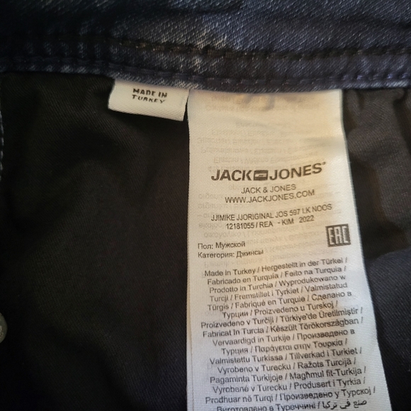 Mens Jack & Jones Medium Blue Distressed Jeans sz 32x32 - Picture 7 of 10